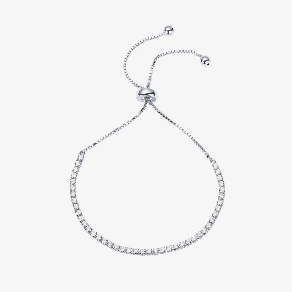 Tennis bracelet ajustable
